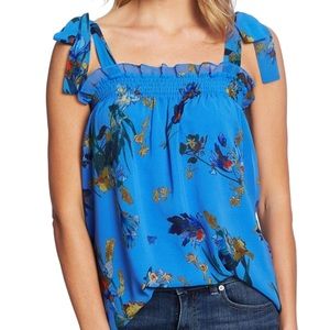 Cece Floral Adjustable Strap top